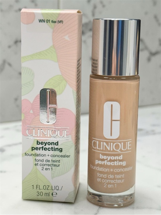 Clinique Other - Clinique Beyond Perfecting Foundation Concealer WN01 Flax 1oz Full Cover